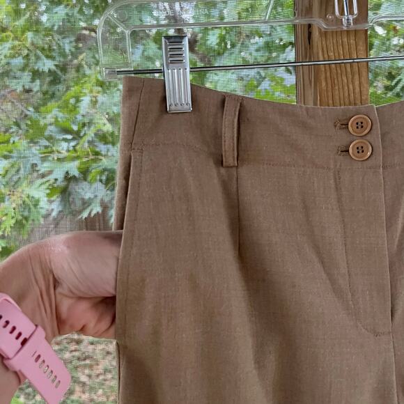 Talbots Women's Vintage Wool Wide Leg Pants Tan Size 4 - Picture 4 of 6